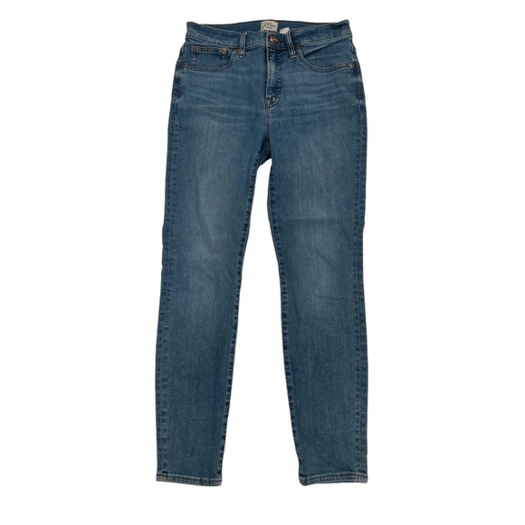 J. Crew 9” High Rise Toothpick Skinny Denim Jeans Size 27 Women’s - Picture 1 of 6